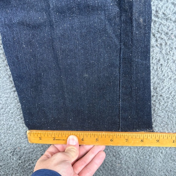 Jordache Womens 16 1/2 Plus Bootcut Jeans Dark Wash Glitter‎ Sparkle Denim - Picture 6 of 8